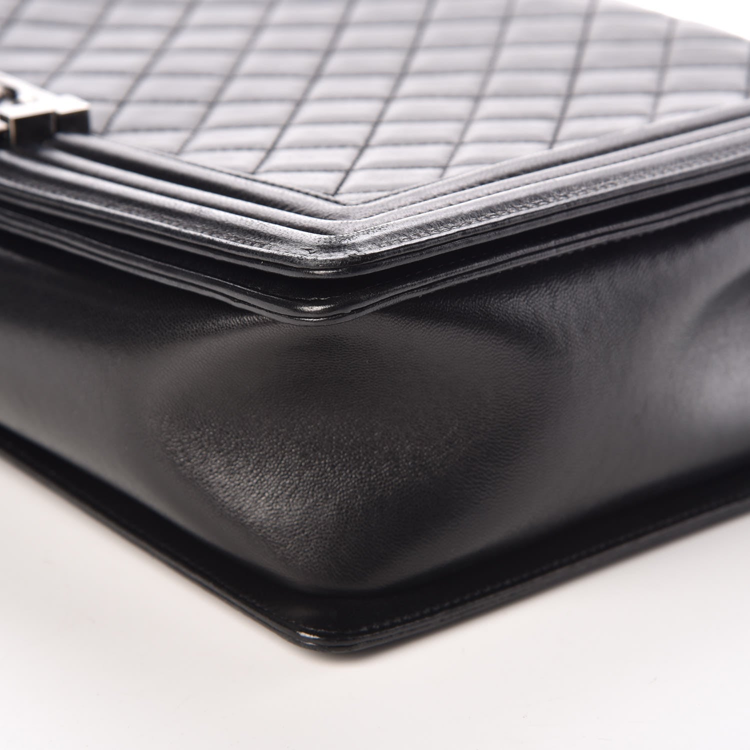 Chanel Lambskin Quilted Large Boy Flap Black 6 of 9
