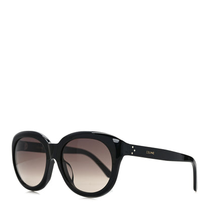Celine Acetate Round Sunglasses CL40071F Black 1 of 7