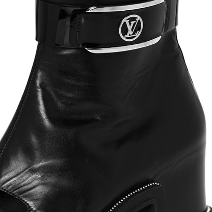 Louis Vuitton Calfskin Moonlight Boots 41 Black 8 of 8
