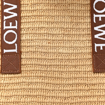 Loewe Raffia Paulas Ibiza Fold Shopper Tote Natural Tan 8 of 12