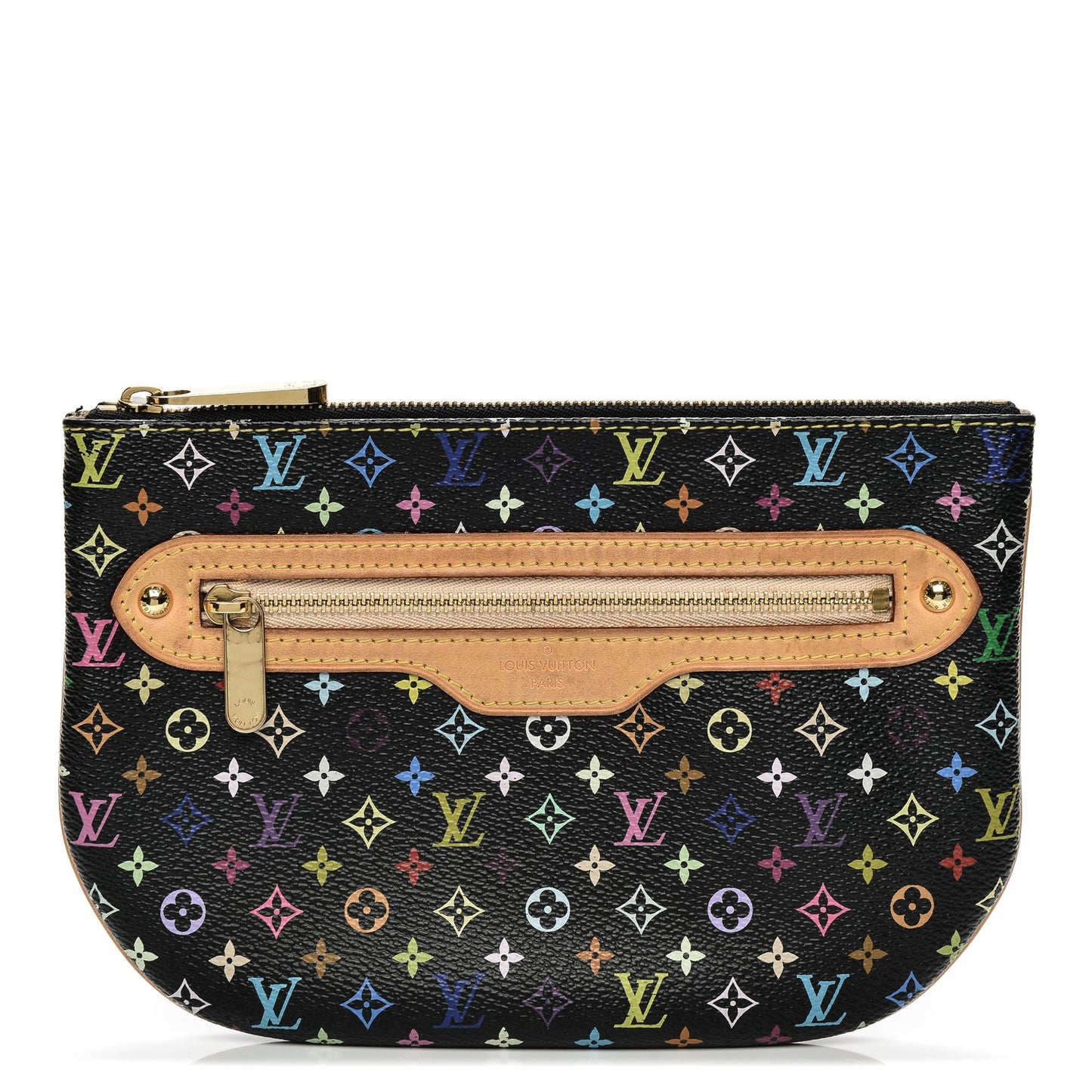 Monogram Multicolor Pochette Plate GM Black