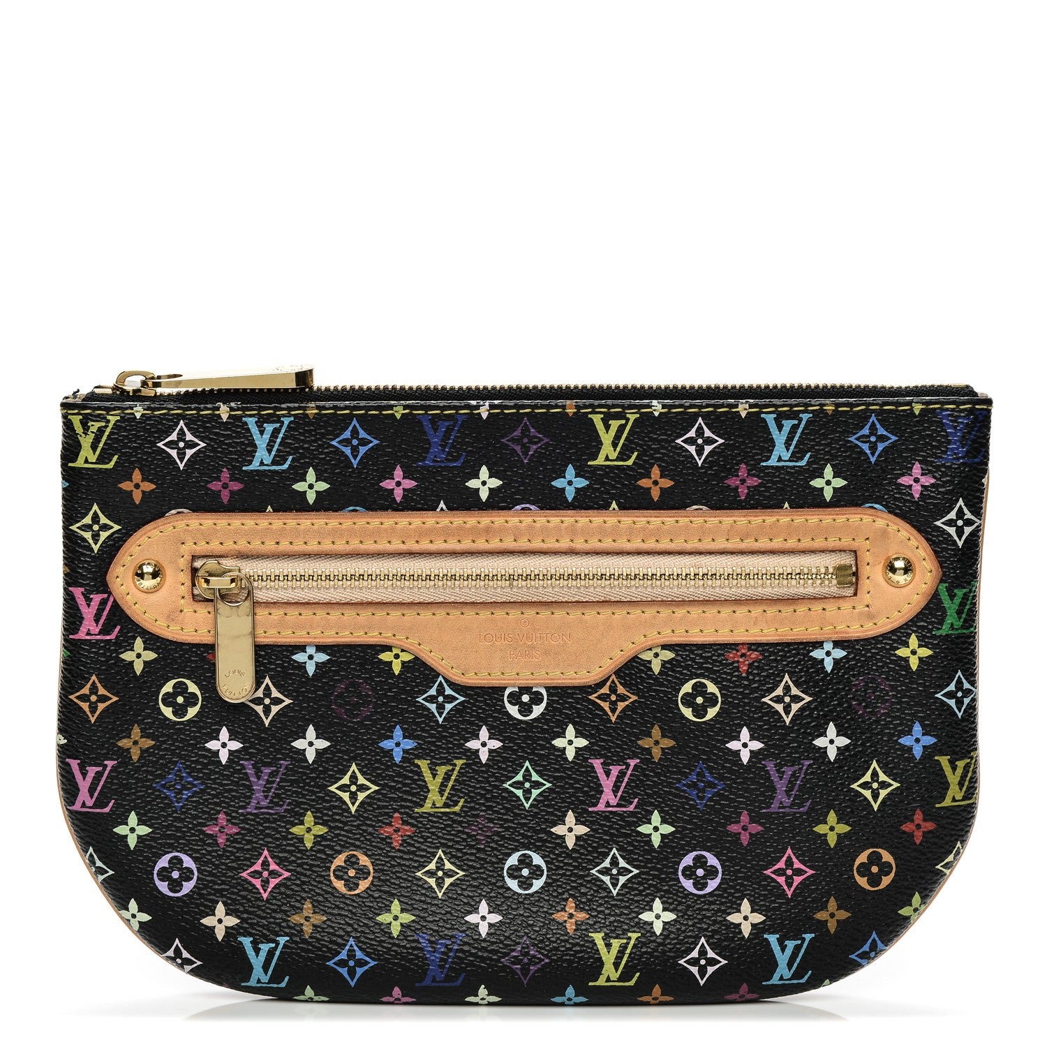 Louis Vuitton Monogram Multicolor Pochette Plate GM Black 1 of 7