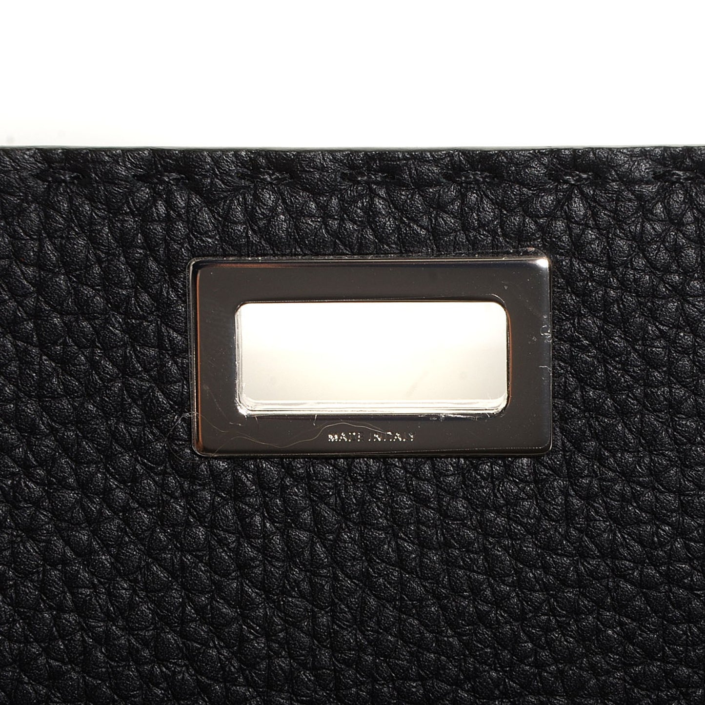 Cuoio Romano Selleria Peekaboo Continental Wallet Black