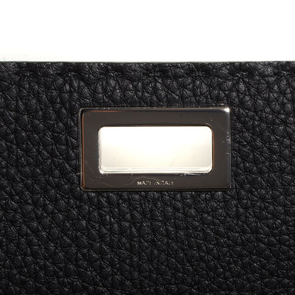 Fendi Cuoio Romano Selleria Peekaboo Continental Wallet Black 10 of 10