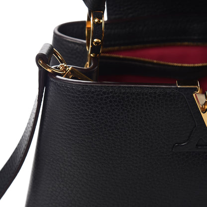 Louis Vuitton Taurillon Capucines BB Black 11 of 13