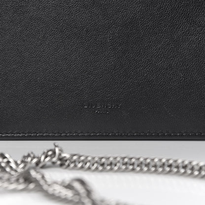 Givenchy Lambskin Emblem Chain Wallet Black 15 of 16