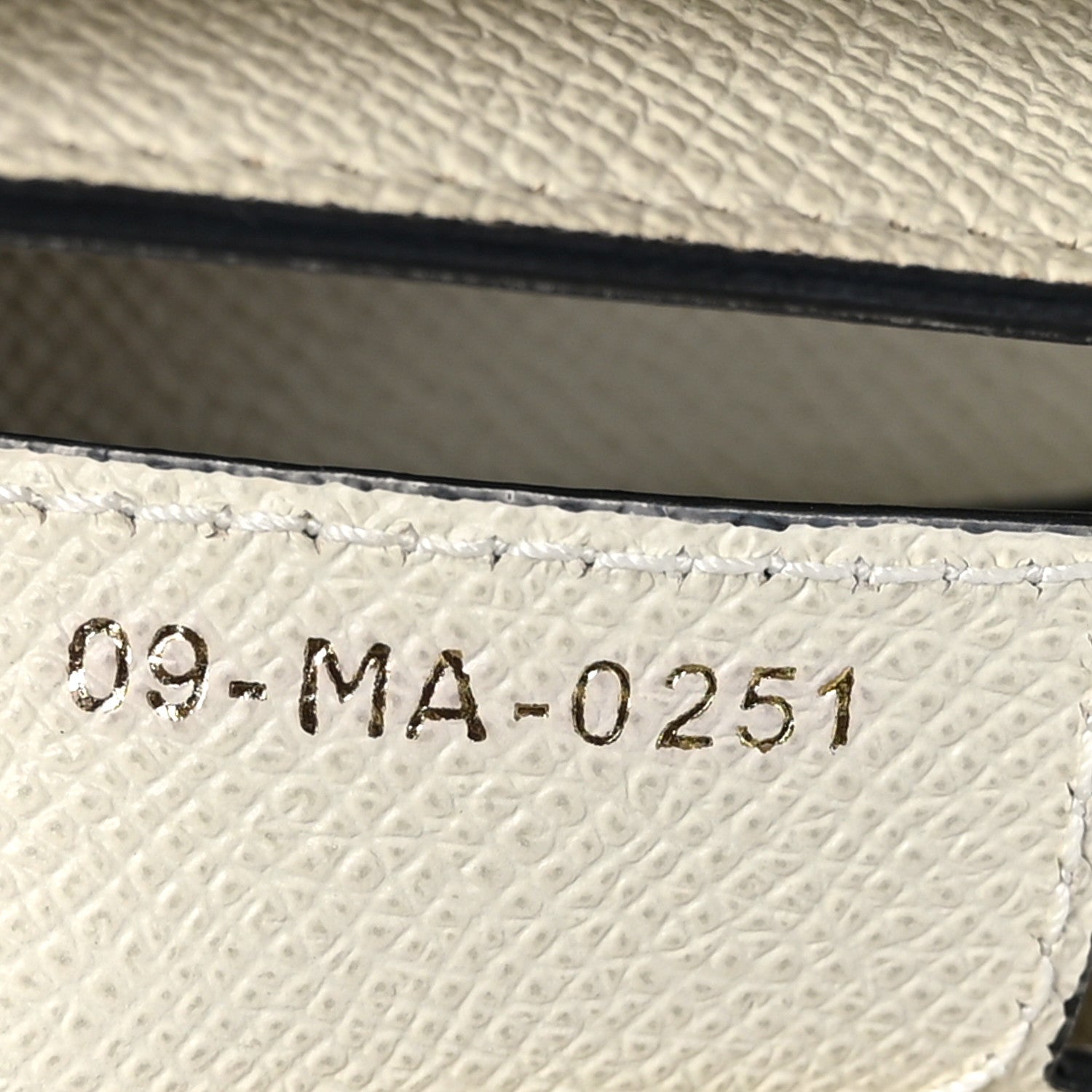 Christian Dior Grained Calfskin Saddle Bag White 7 of 10