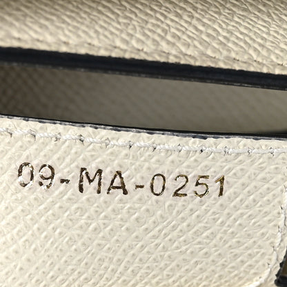 Christian Dior Grained Calfskin Saddle Bag White 7 of 10