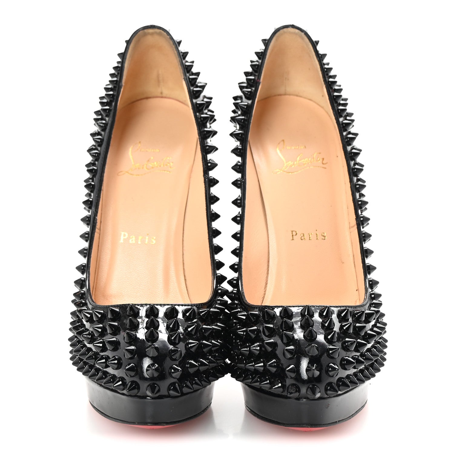 Christian Louboutin Patent Alti Spikes 160 Pumps 36.5 Black 3 of 8
