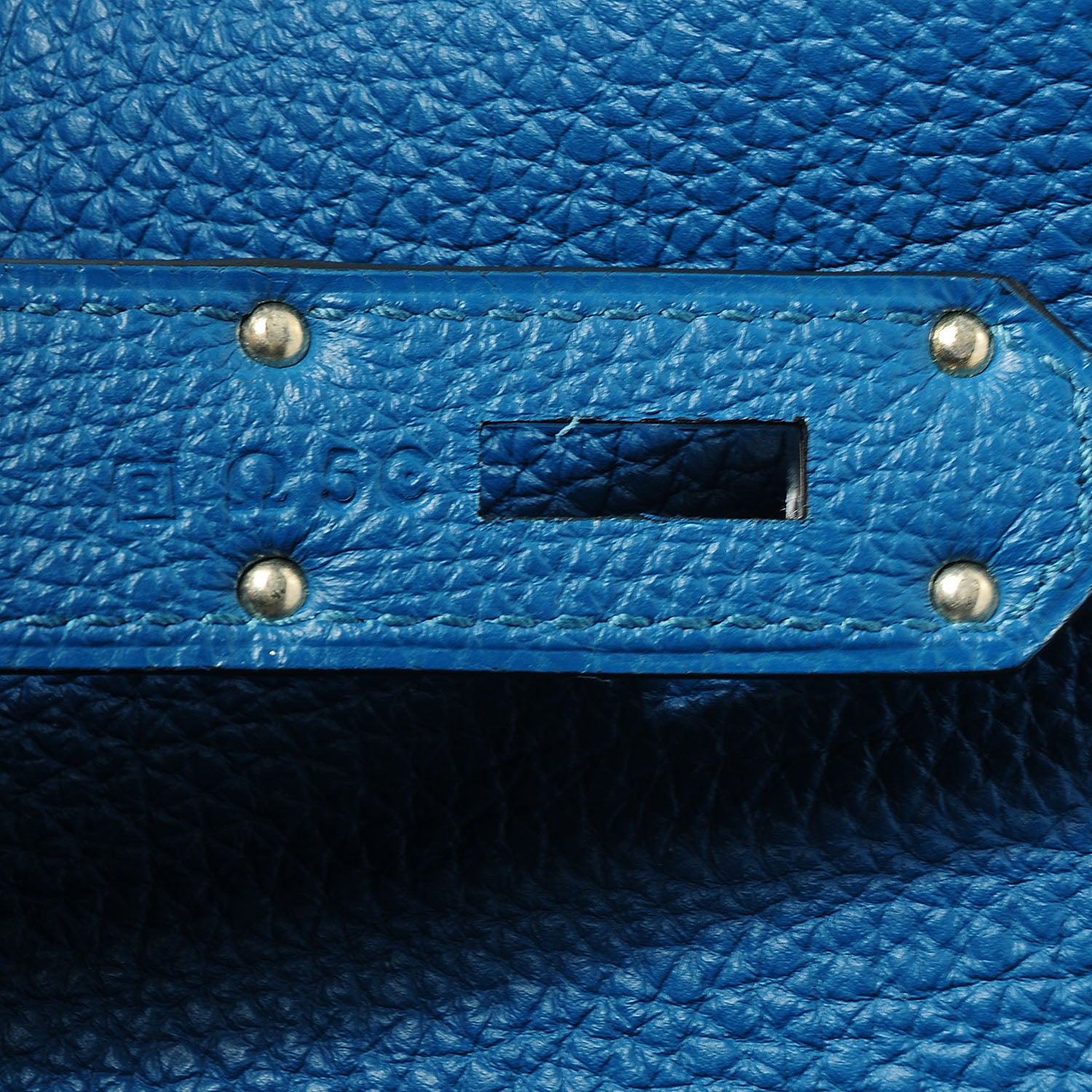 Hermes Togo HAC Birkin 40 Bleu de Galice 3 of 23