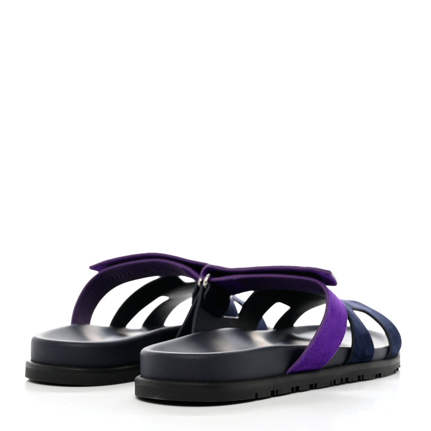 Suede Goatskin Womens Chypre Sandals 42 Marine Violet Majorette