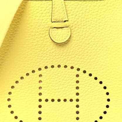 Hermes Taurillon Clemence Evelyne TPM Limoncello Limoncello 8 of 10