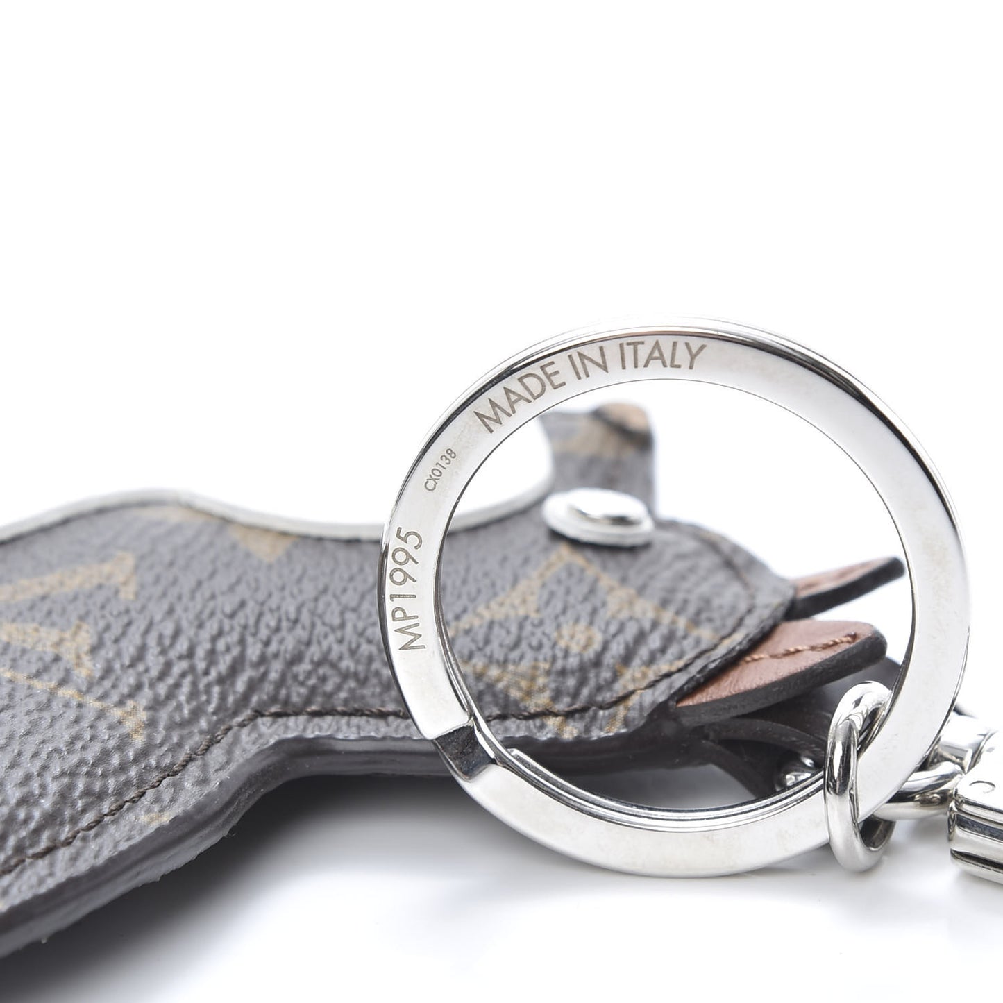 Monogram Dog Bag Charm Key Holder