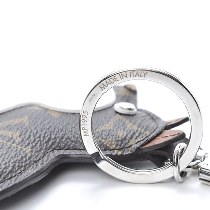 Louis Vuitton Monogram Dog Bag Charm Key Holder 4 of 4