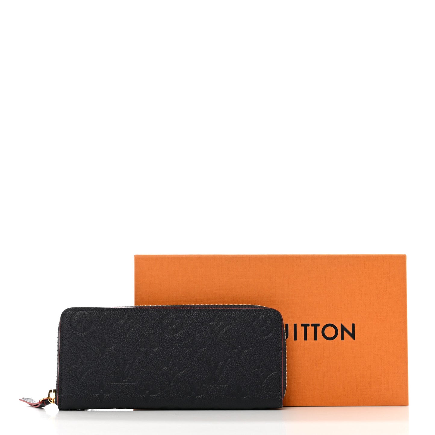 Empreinte Clemence Wallet Marine Rouge