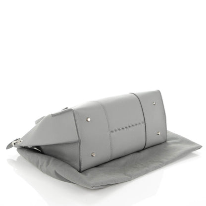 Alexander McQueen Grained Calfskin Legend Satchel Medium Grey Melange 4 of 7