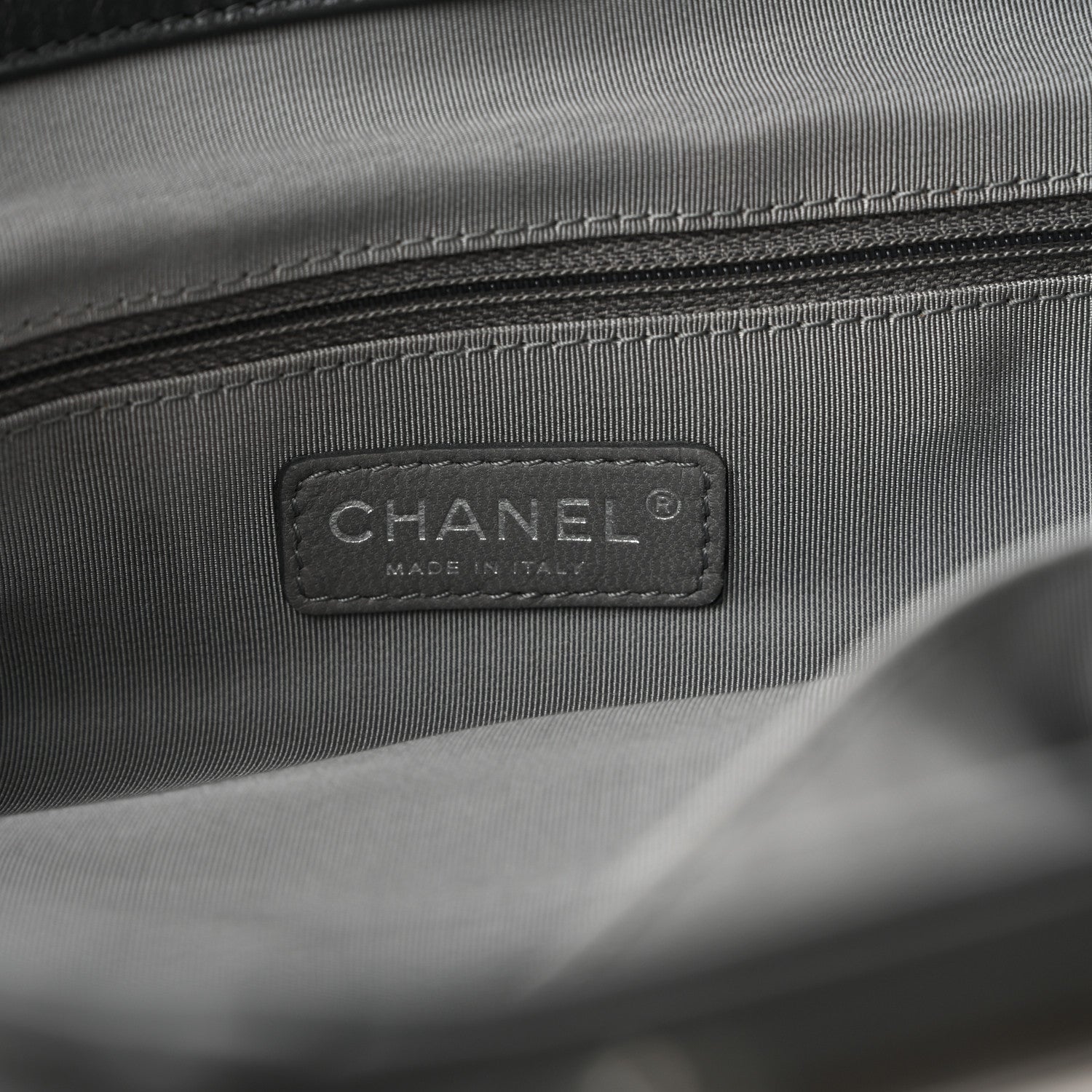 Chanel Lambskin Igloo Shoulder Bag Dark Grey 13 of 23