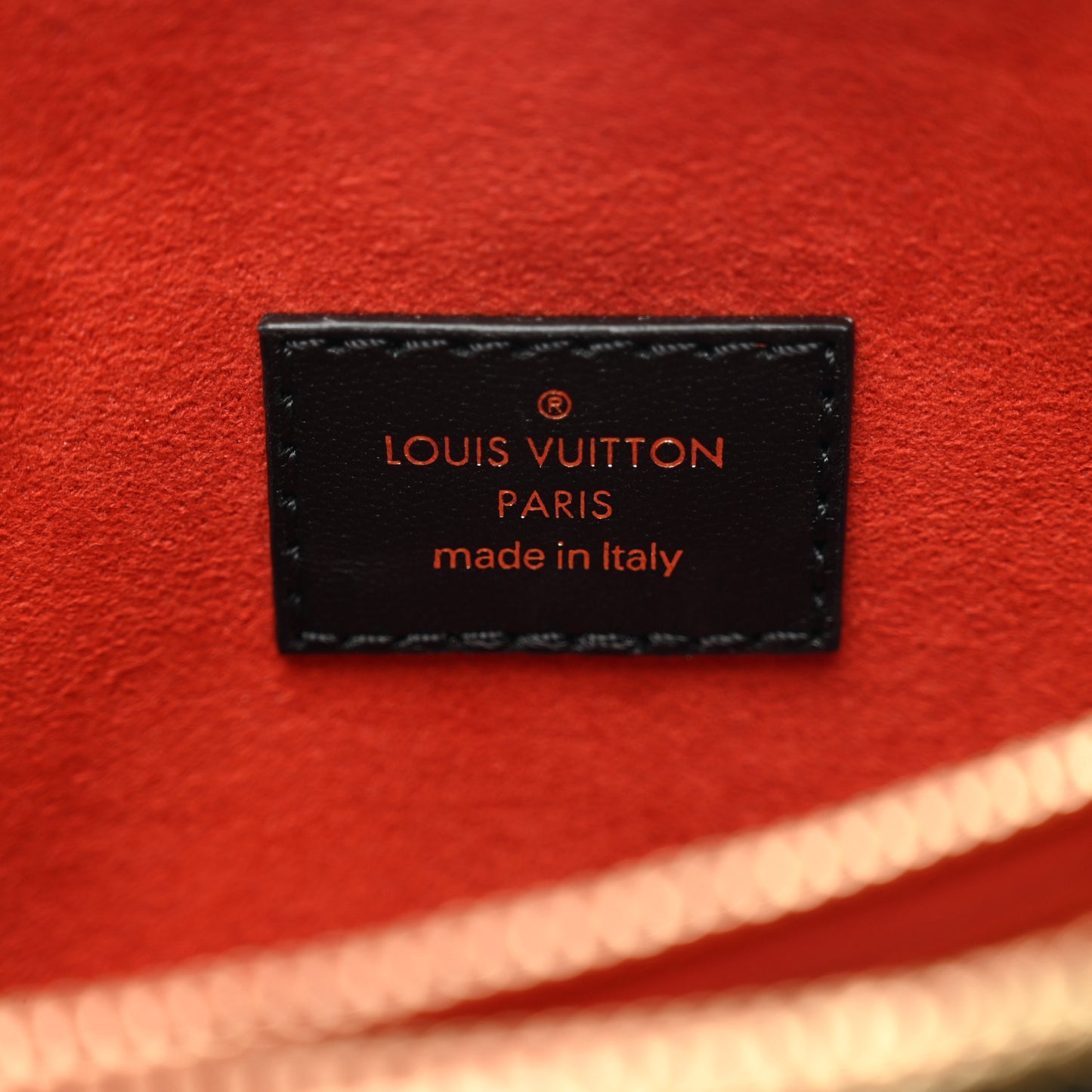 Lambskin Embossed Monogram Coussin BB Black