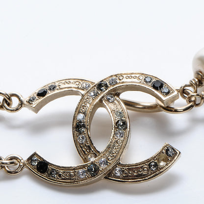 Chanel Pearl Beaded Crystal CC Chain Belt Light Gold 3 of 6