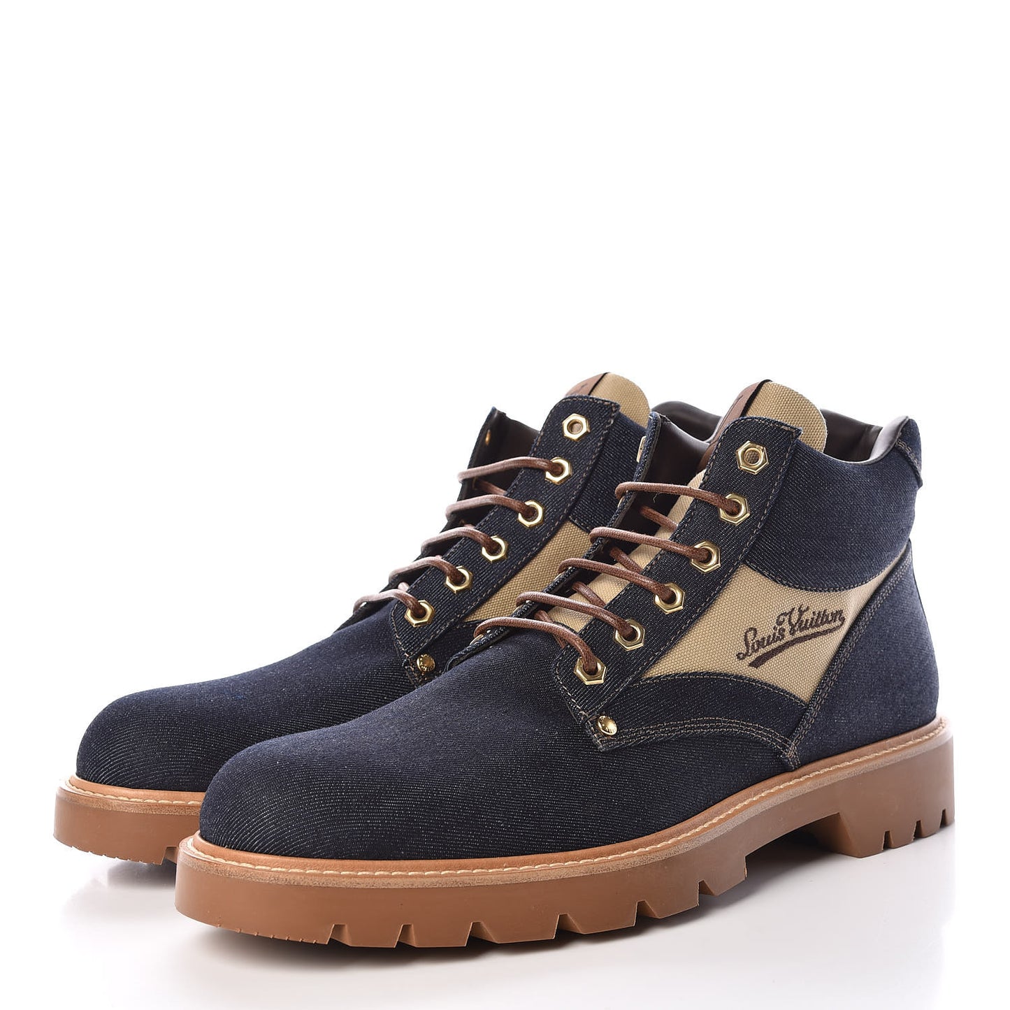 Denim Mens Oberkampf Ankle Boots 10 Marine