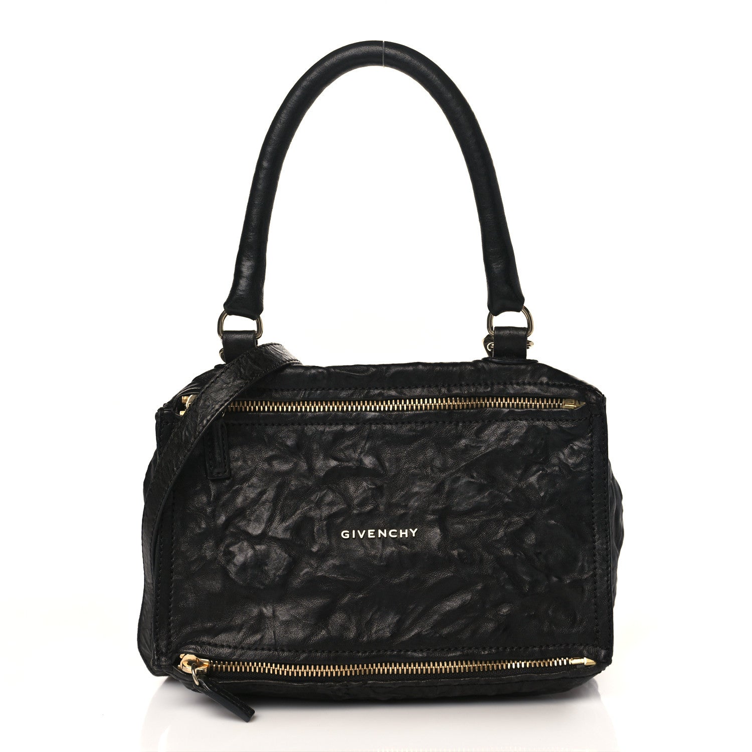 Givenchy Tumbled Sheepskin Small Pandora Black 1 of 9