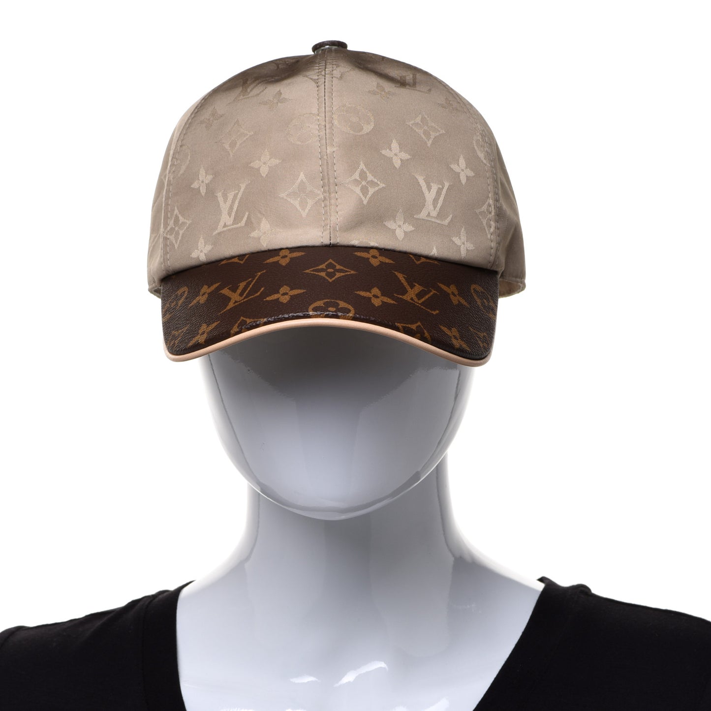 Polyester Silk Monogram LV Get Ready Cap L