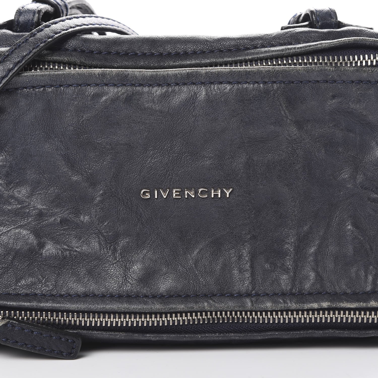 Givenchy Tumbled Sheepskin Mini Pandora Navy 8 of 21