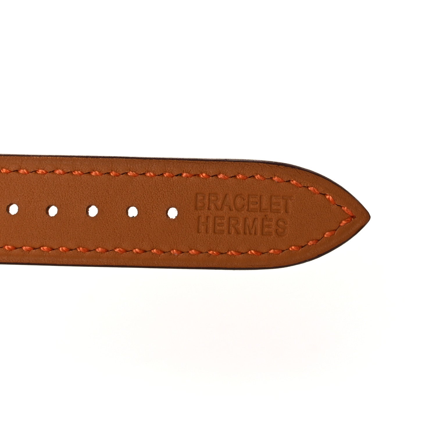 Hermes Swift Heure H Watch PM Strap Orange 4 of 7