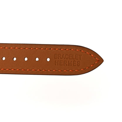 Hermes Swift Heure H Watch PM Strap Orange 4 of 7