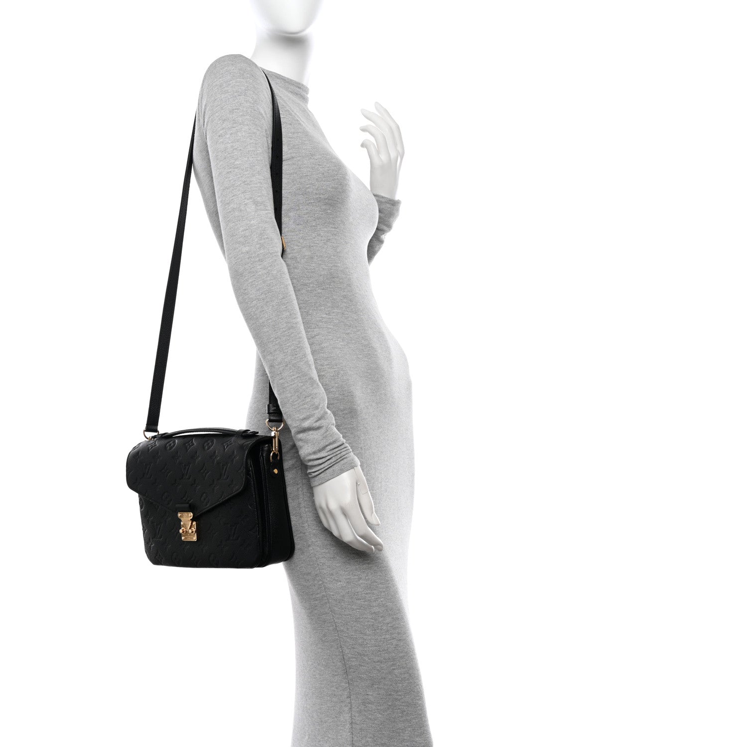 Louis Vuitton Empreinte Pochette Metis Black 2 of 9