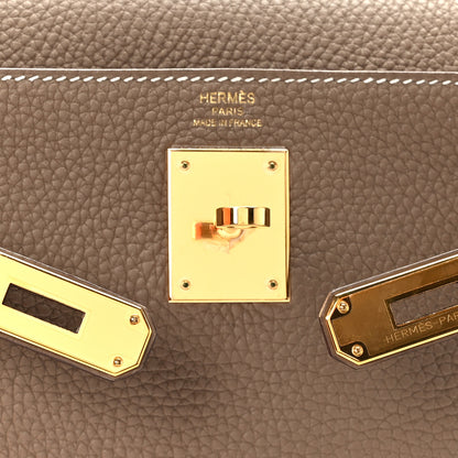 Hermes Togo Kelly Retourne 28 Etoupe 10 of 10