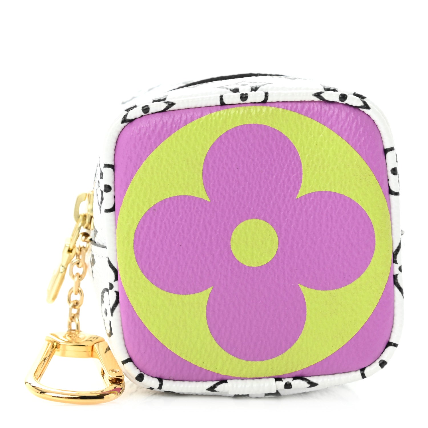 Louis Vuitton Monogram Giant Cube Coin Purse Pink 1 of 9