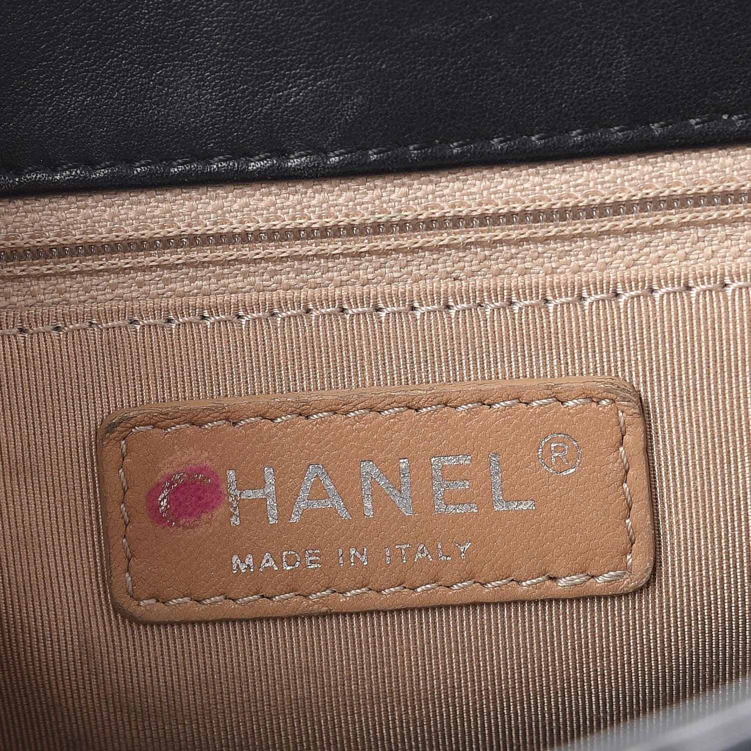 Chanel Glazed Crinkled Calfskin Medium East West Flap Black 6 of 10