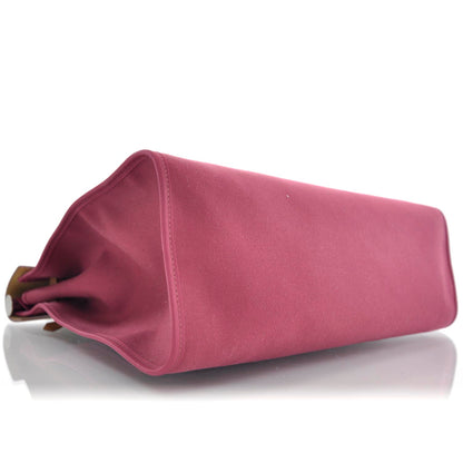 Hermes Toile Herbag Zip MM Rubis 5 of 9