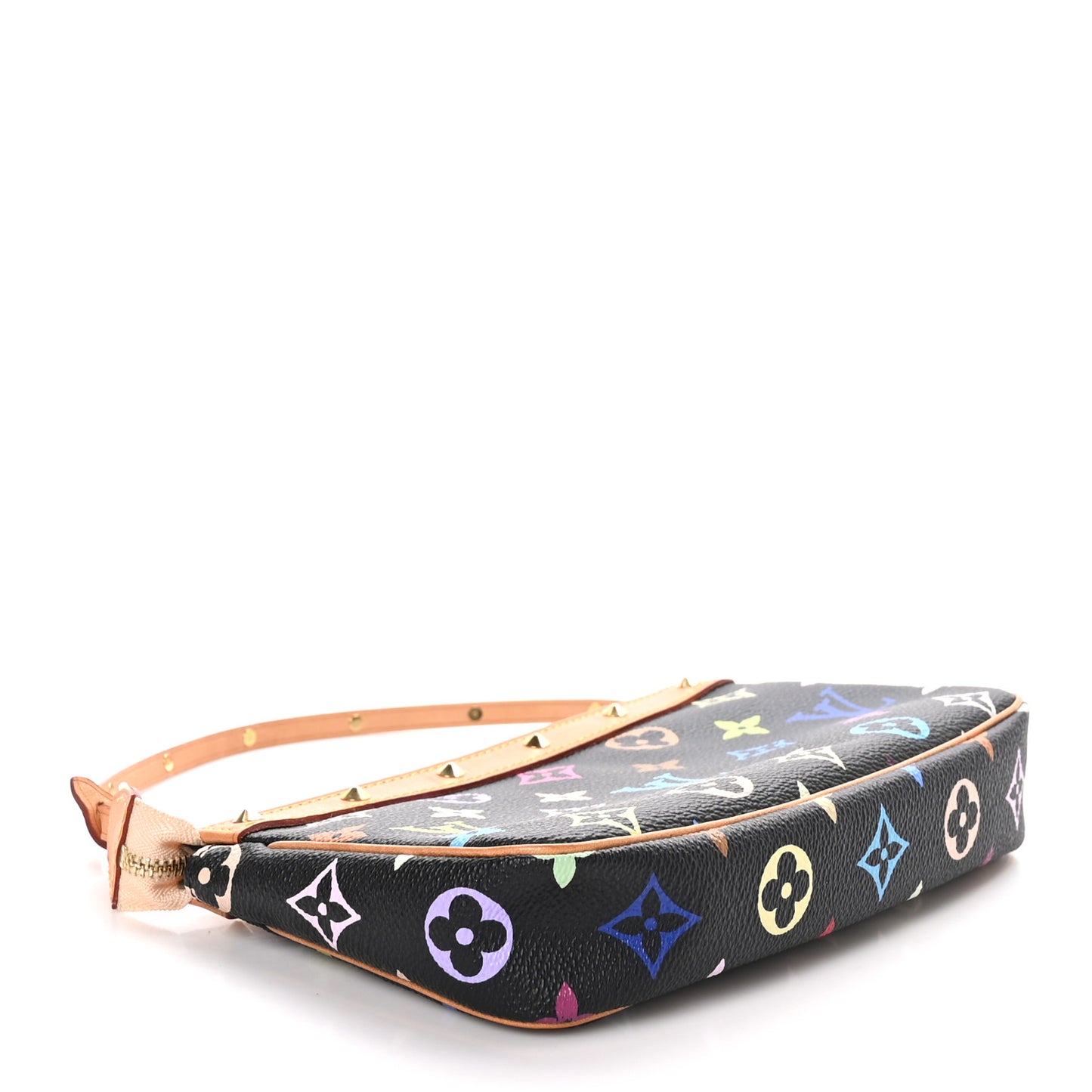 Monogram Multicolor Pochette Accessories Black
