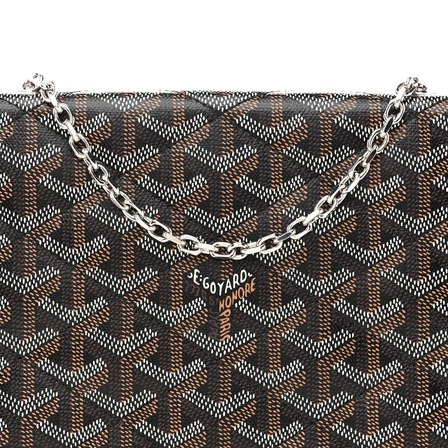 Goyardine Alexandre III Bag Black