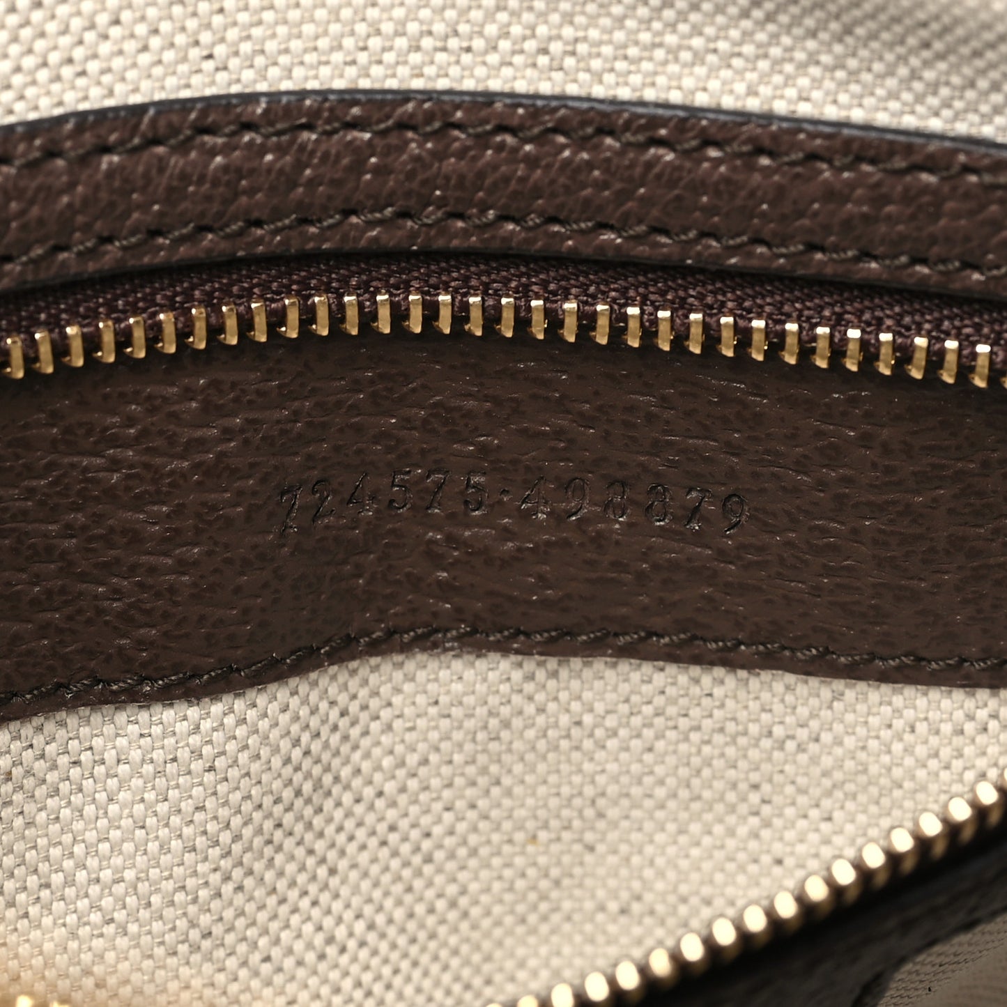 GG Supreme Monogram Textured Dollar Calfskin Web Medium Ophidia Top Handle Bowler Bag Beige Ebony New Acero