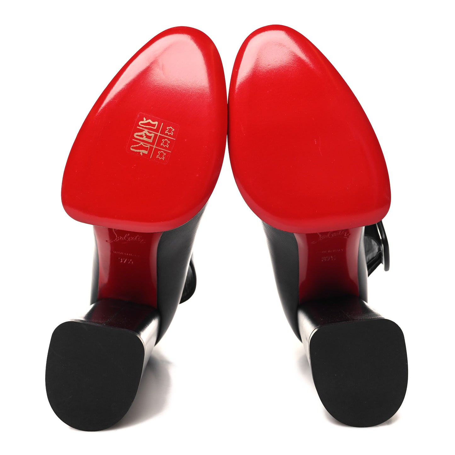 CHRISTIAN LOUBOUTIN Kid Delightfool 130 Platform Pumps 37.5 Black