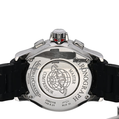 Jaeger-LeCoultre Stainless Steel Rubber Diamond 38mm Master Compressor Diver Automatic Watch 148.8.31 4 of 5