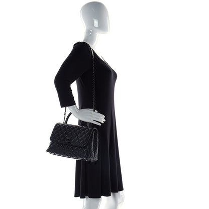 Chanel Caviar Quilted Small Coco Handle Flap Black 2 of 14