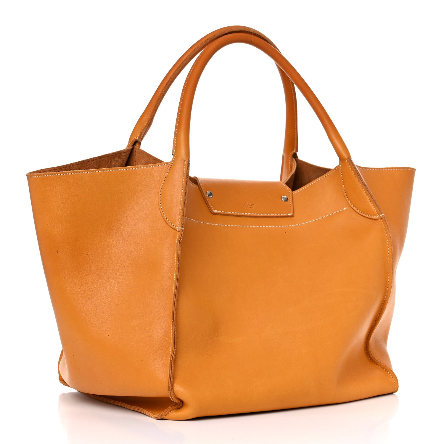 Celine Soft Bare Calfskin Medium Big Bag Dark Yellow 3 of 25