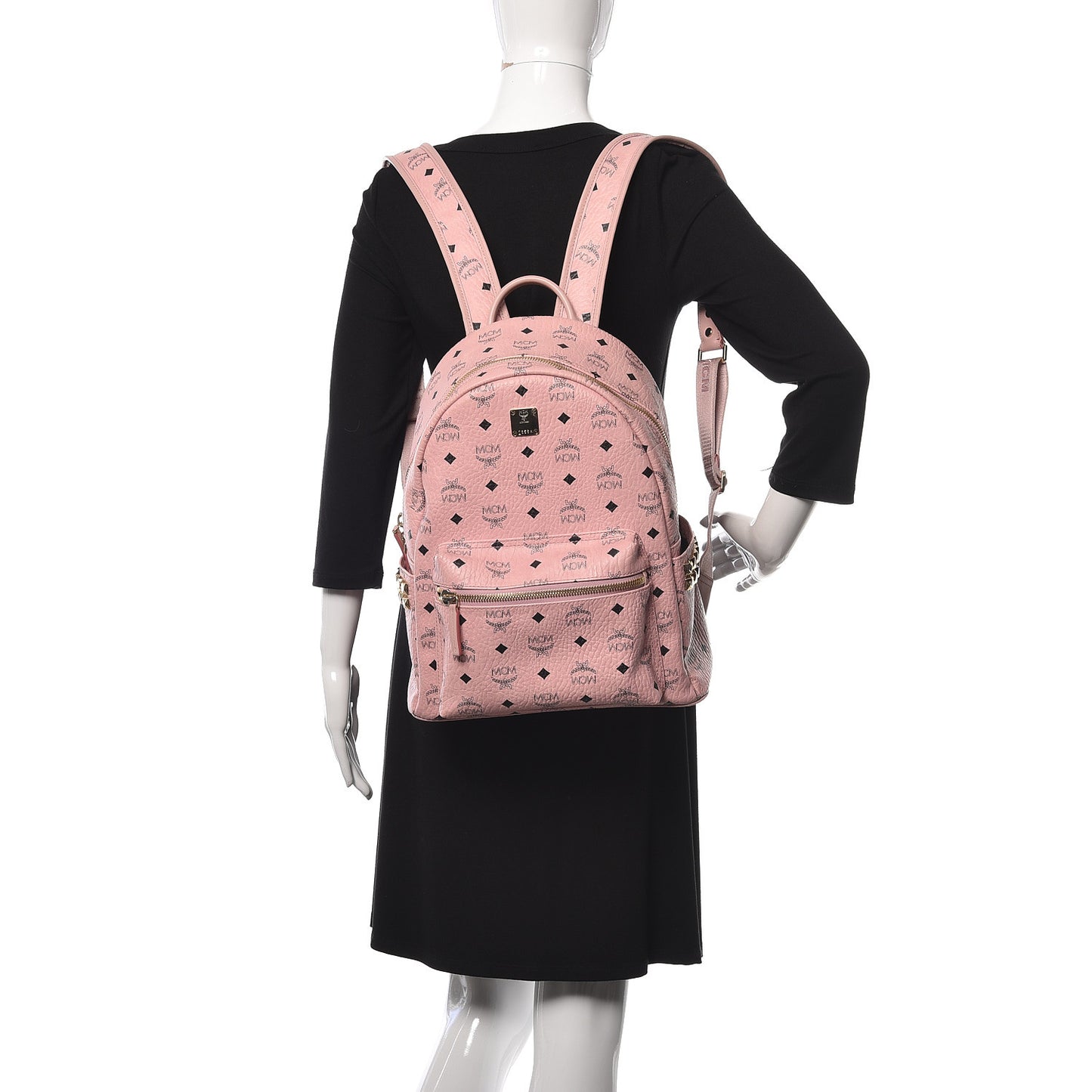 Visetos Small Side Stud Stark Backpack Pink