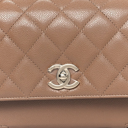 Chanel Caviar Quilted Medium Business Affinity Flap Beige 8 of 10