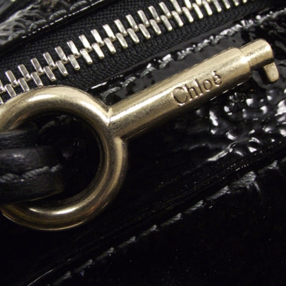 Chloe Patent Leather Paddington Tote Noir 13 of 18