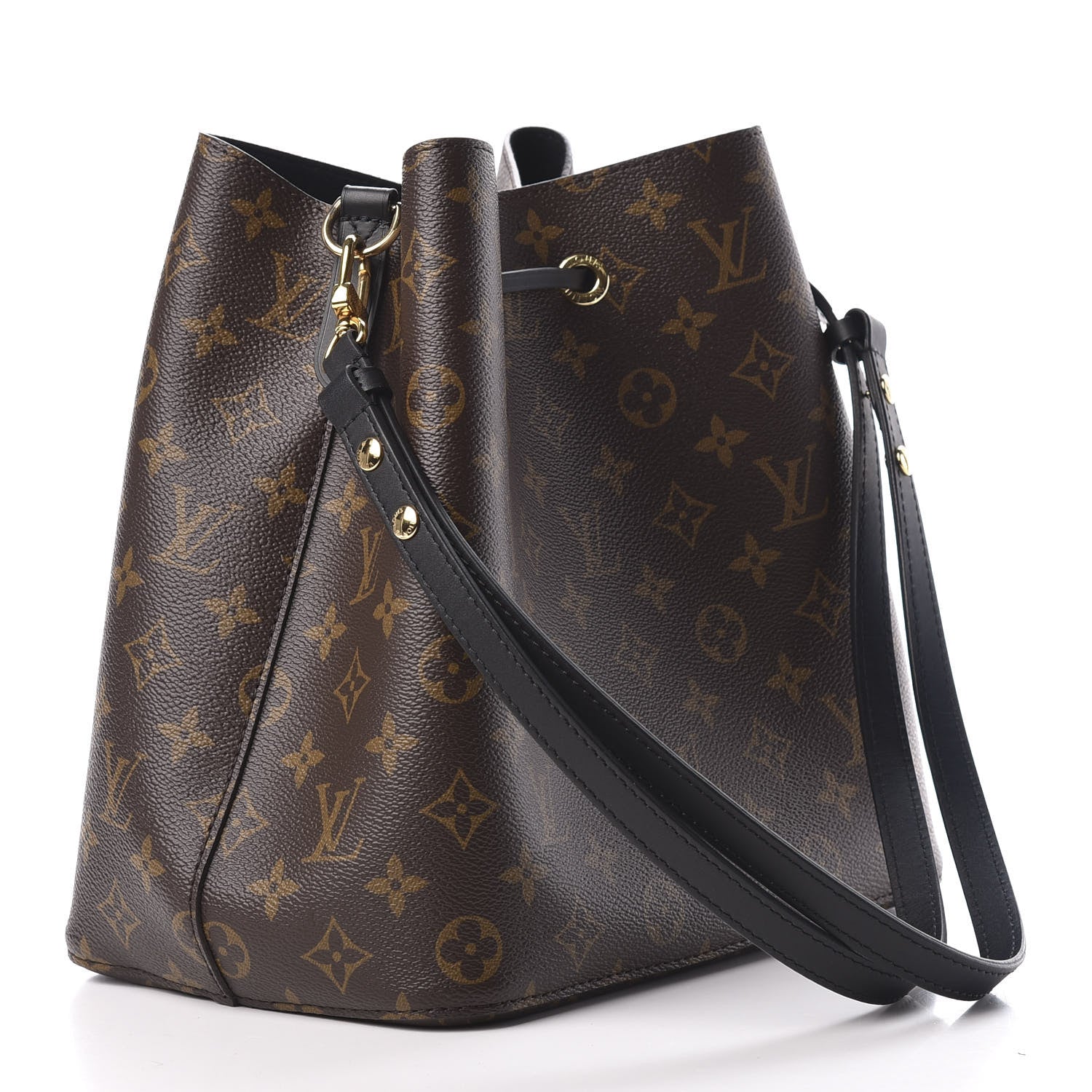 Louis Vuitton Monogram Neonoe MM Black 3 of 8