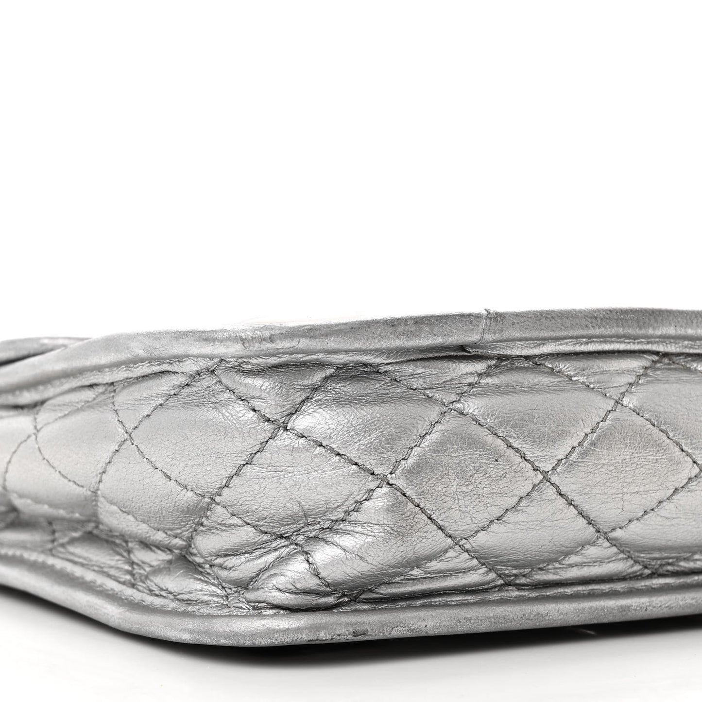 Vinyl Large Ice Cube Flap Silver
