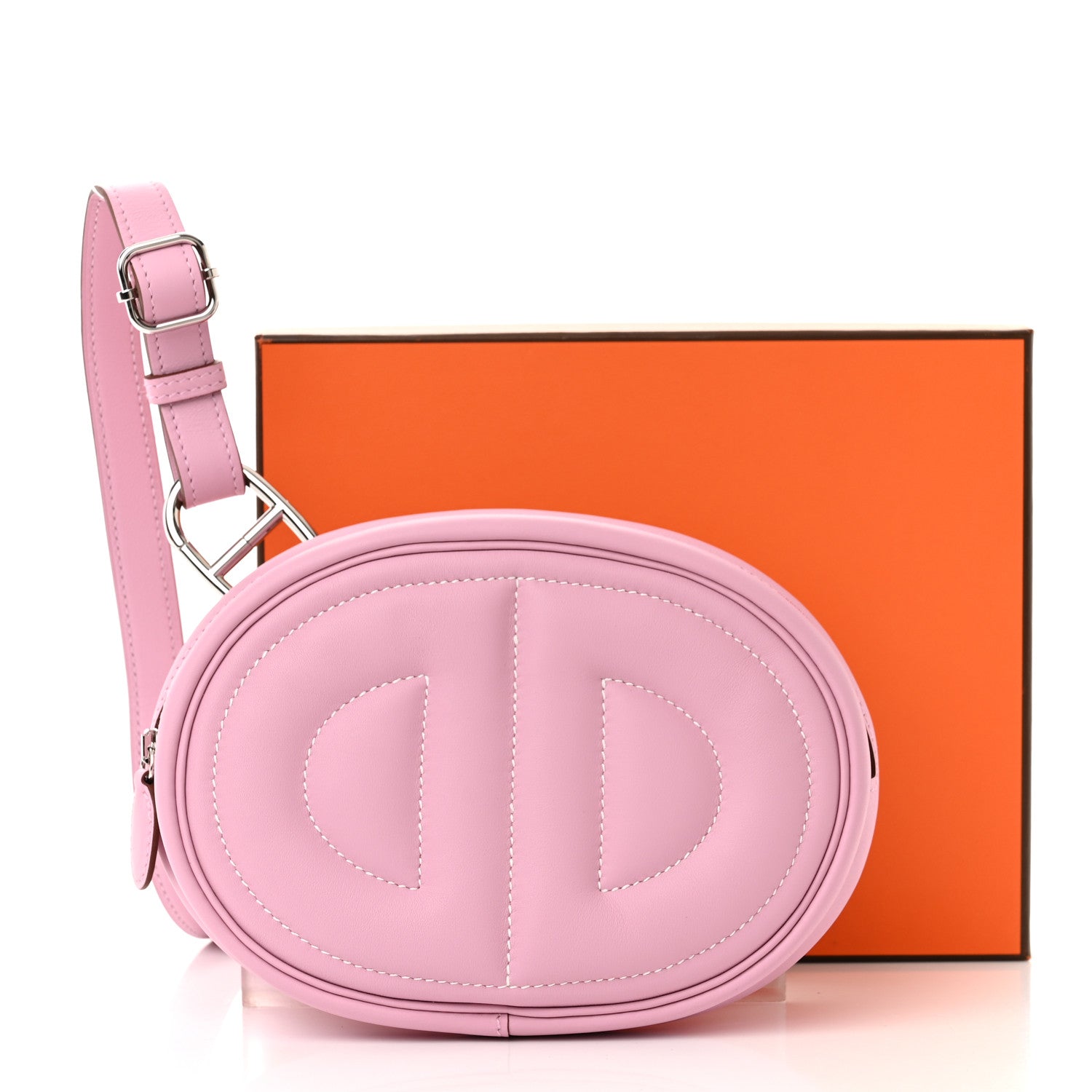 Hermes Swift In-The-Loop Belt Bag Mauve Sylvestre Biscuit 11 of 11