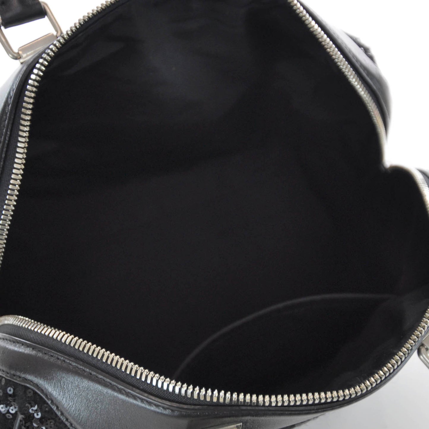 Sequin Monogram Sunshine Express Speedy Black
