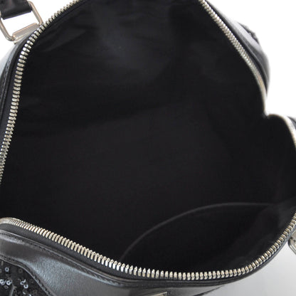 Louis Vuitton Sequin Monogram Sunshine Express Speedy Black 5 of 6