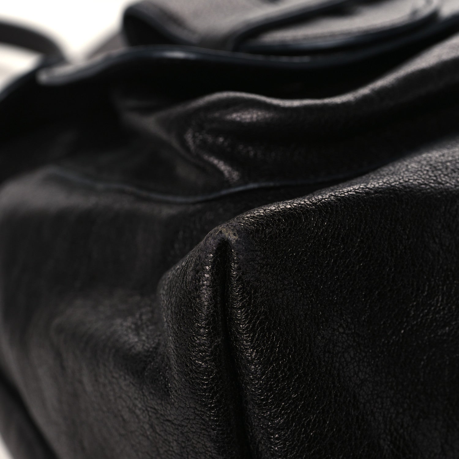 Chloe Leather Saskia Satchel Black 8 of 15